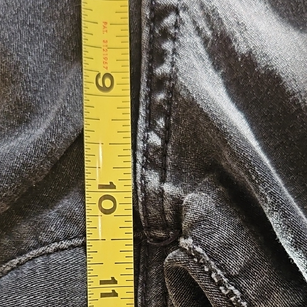 1822 'Butter' Denim - Charcoal Black Two Buttoned Jeans- Size 14 - Picture 4 of 6